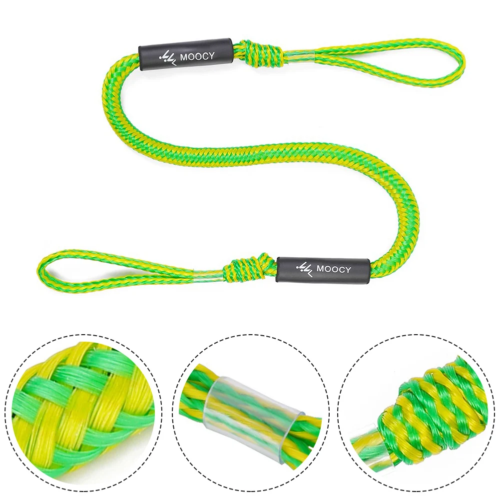 

Boats Kayak Mooring Rope 1 Pcs 1.2m Unstretched Length 1.6m Stretched Length 1000KG /2200LBS Durable And Practical