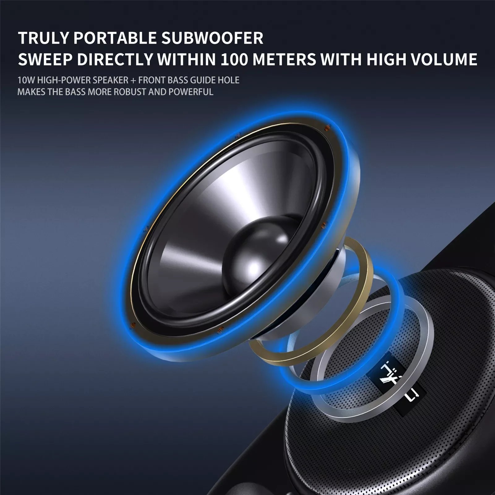 Mini Wireless Bluetooth 5.0 Speaker Subwoofer Portable 3D stereo Music Outdoor Intelligence Speaker Wireless Bluetooth Speaker enlarge