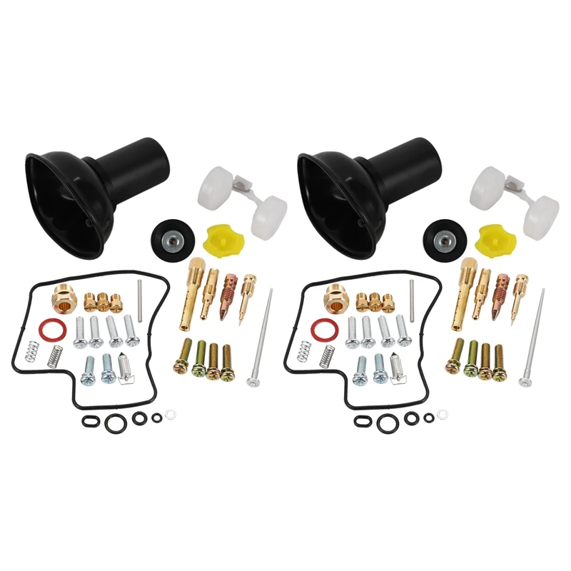 

2X For Honda 1989-98 Years PC800 Pacific Coast Motorcycle Keihin Carburetor Repair Kits With Plunger Assembly And Float