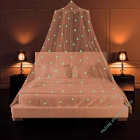 dome hanging mosquito net installation without punching mosquito net dorm ceiling luminous star mosquito net