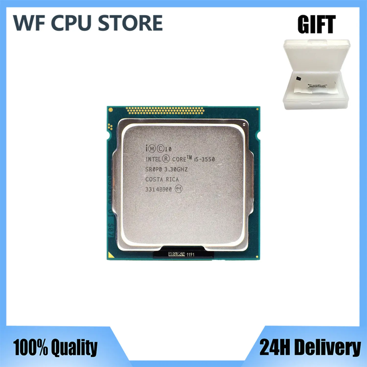 

Процессор Intel Core i5-3550 i5 3550 3,3 ГГц четырехъядерный процессор 6 Мб 77 Вт LGA 1155