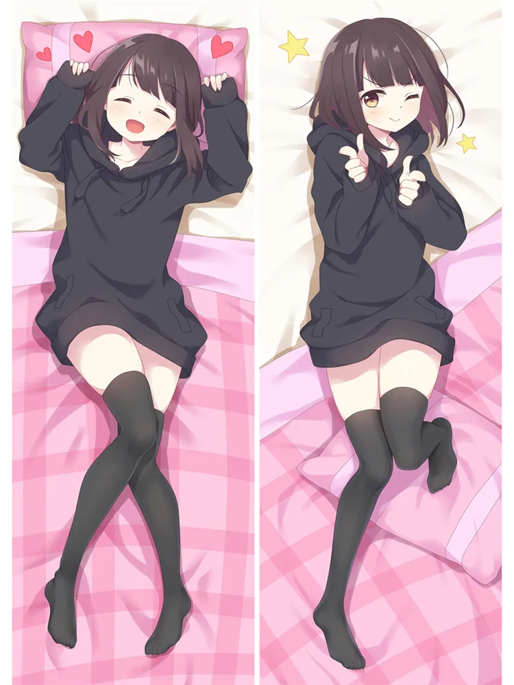 

Dakimakura DIY Anime Menhera Chan Manga Cushion Pillow Cover Decorative Hugging Body Pillow Case Home Bedding Drop Shipping