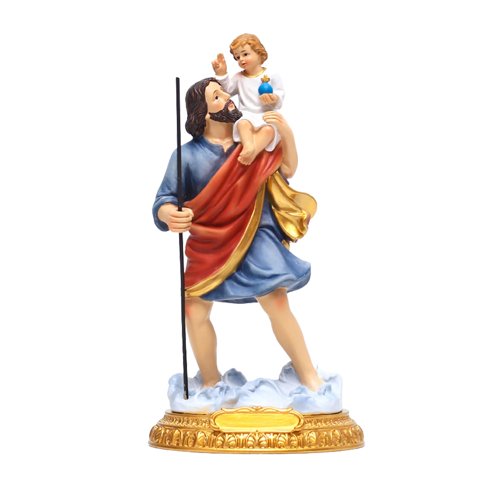 

St. Joseph And Child Jesus Statues Religious Renaissance Collection Catholic Christian Nativity Holy Family Collectible