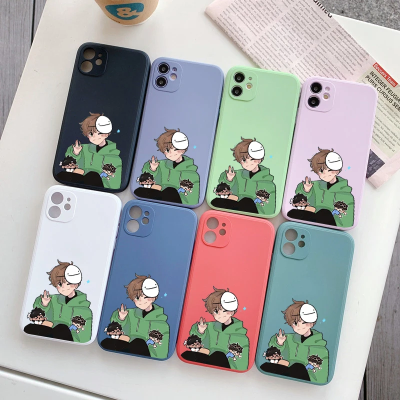 

NEW Square Liquid Silicone Phone Case For iPhone 14 11 12 13 Pro Max X XS XR 7 8 Plus SE2 Full Lens Protection Cover Dream Smp