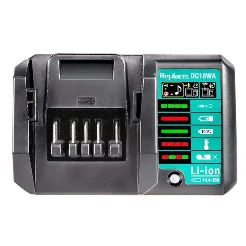 Зарядное устройство DC18WA для литий-ионных аккумуляторов Makita 14 4 В 18 в BL1415G BL1413G BL1815G