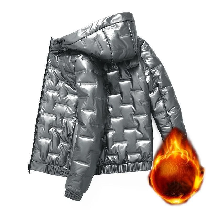 Winter Men Warm Windproof Thick Jacket 2023 Brand Fashion Parkas Mens Fleece Outwear Harajuku Parka Jackets Male Coats F04