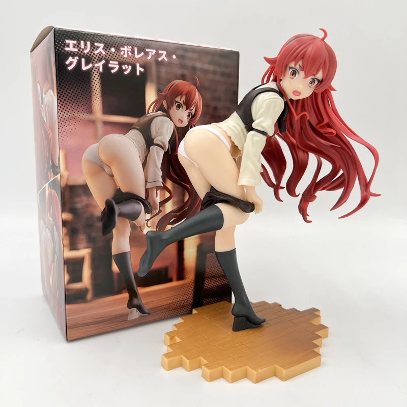 

18cm Mushoku Tensei Jobless Reincarnation Anime Figure Sexy Girl Eris Greyrat Action Figure Hentai Figure Collectible Model Toys