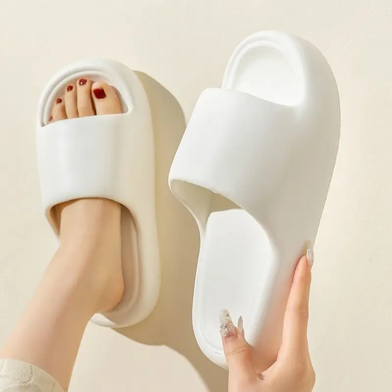 Women Platform Slippers Summer Beach Soft Sole Sandals Leisure Indoor Bathroom Anti-slip