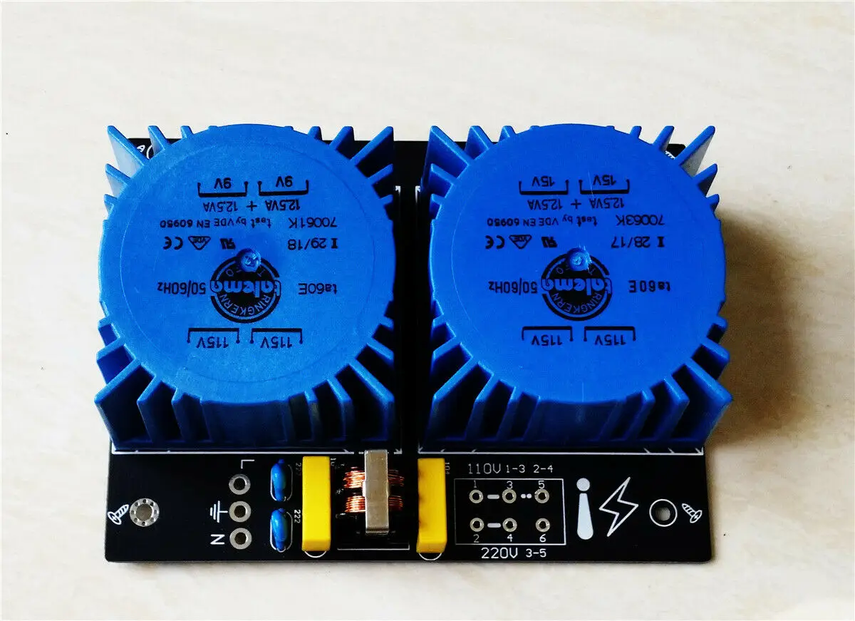 

Тороидальный Транс 25 ва Talema с печатной платой для предварительного усилителя DAC 115 в/230 В 9 в 15 в