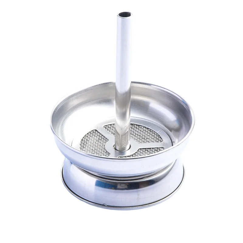 

Metal Hookah Bowl Charcoal Holder Silver Shisha Tobacco Container Chicha Sheesha Cachimba Narguile Water Pipe Accessories
