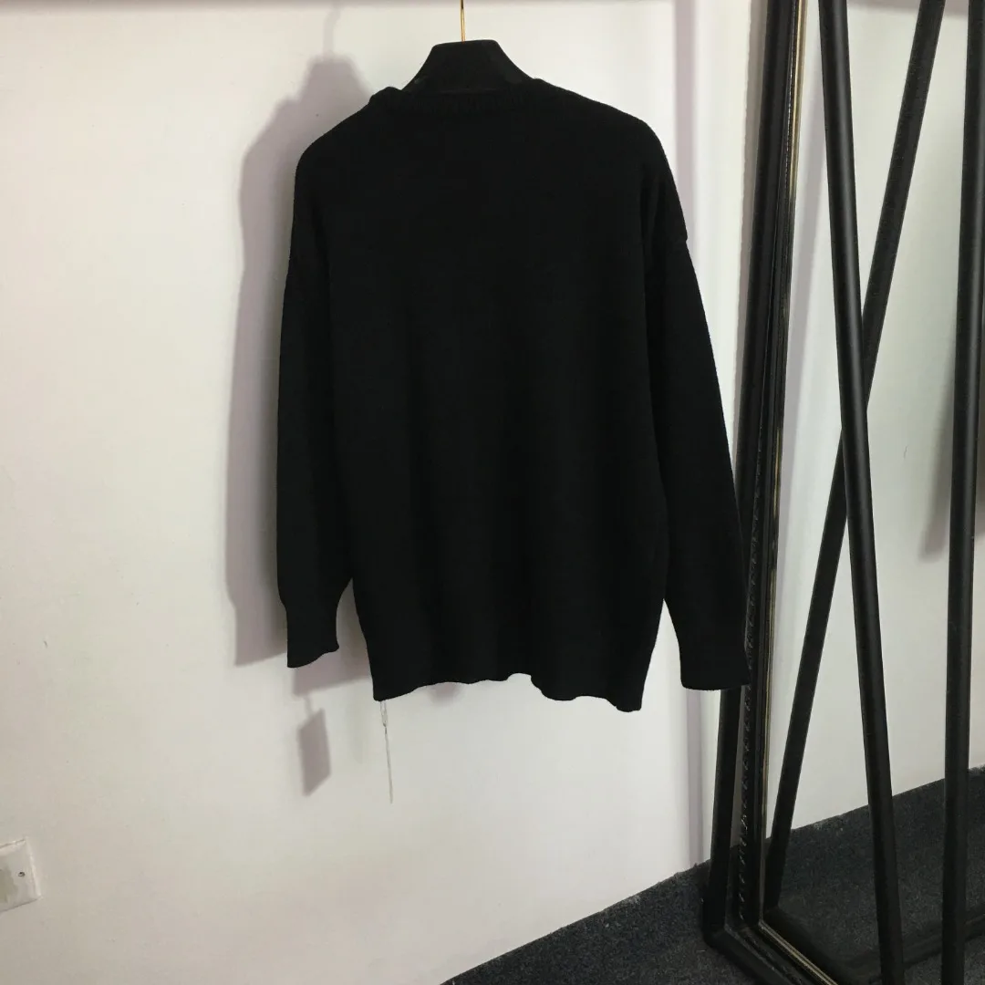 

2023 New Women's Spring and Autumn Knitting Set Fashion Single Breasted V-neck Long Sleeve Knitted Cardigan+Elastic Waist Casu