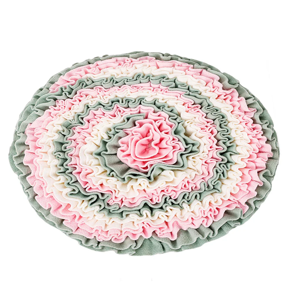 

Snuffle Mat Dogs Flower Slow Feeding Mat Non Educational Blankets for Puppy Cat Small and