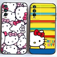 hello kitty takara tomy phone cases for xiaomi redmi note 9 7a 9a 9t 8a 8 2021 7 8 pro note 8 9 note 9t soft tpu back cover