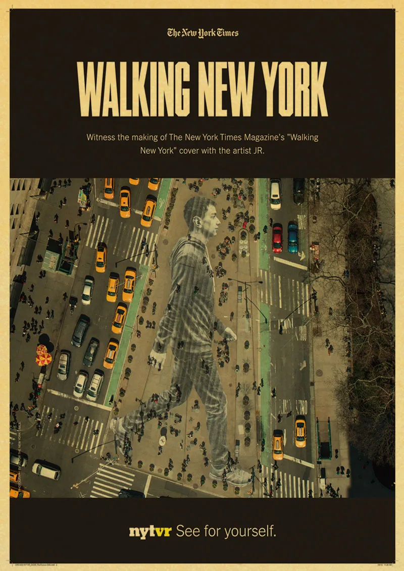 Новостной плакат газеты New York Times / История времени / Крафтовая серия старой газетной бумаги крафт браун настенный плакат винтаж.