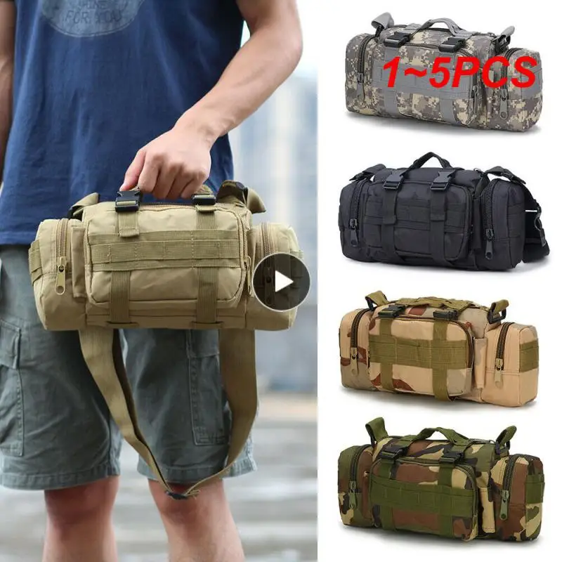 

1~5PCS Tactical Belt Waist Packs Military Army Utility Messenger Shoulder Bag 10L