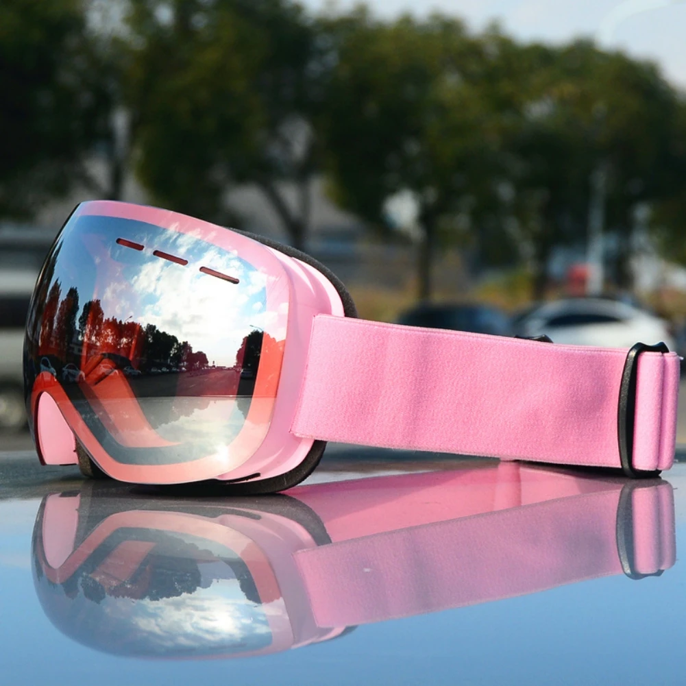 

Skiing Goggles Coca Myopia Glasses Very Fashionable Adult Sports Eyewear HX06 Double Large Spherical Glasses Layer Anti-fog
