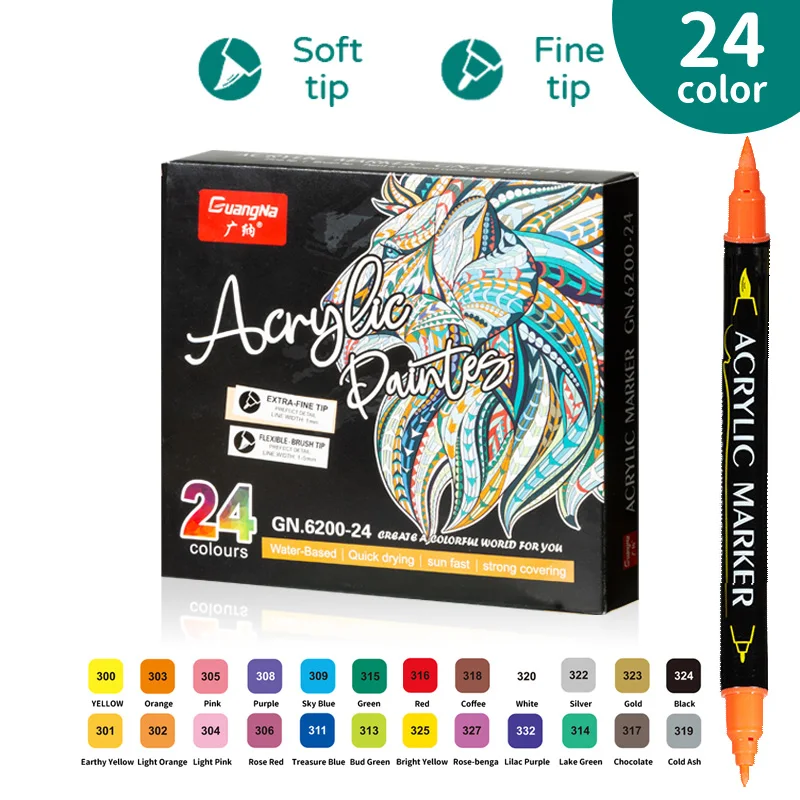 

Маркеры Kissbuty для рисования, 36 цветов