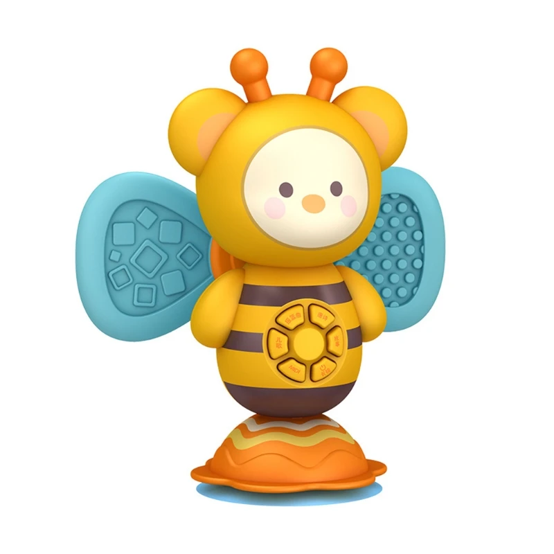 

Musical Toys with Soft Bee Wings Light Sound Educational Sensory Development Activity Center Birthday Gift for Toddlers N0HD