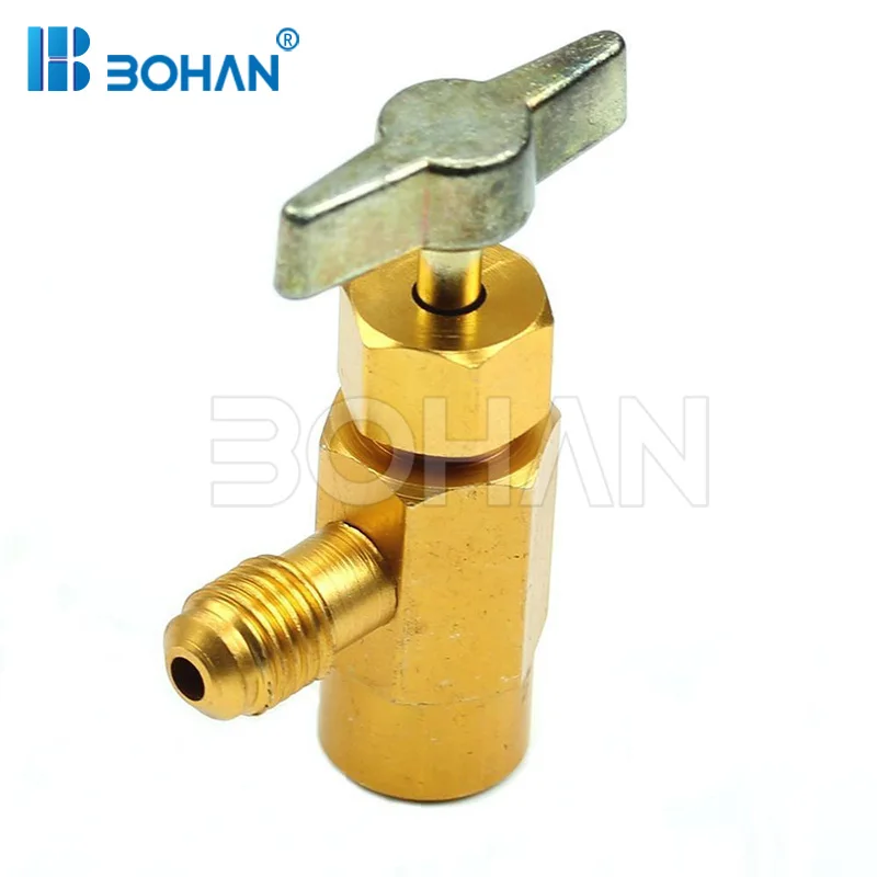 1/4 SAE Thread Adapter R-134a Refrigerant Can Bottle Tap Opener Valve Tool Auto Car Accessories Car Styling