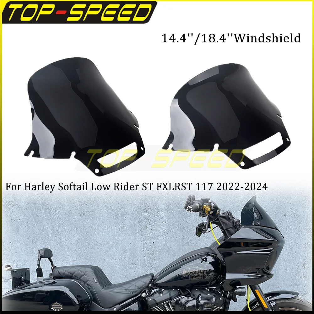 Передняя фара мотоцикла обтекатель лобового стекла замена для Harley Softail Low Rider ST