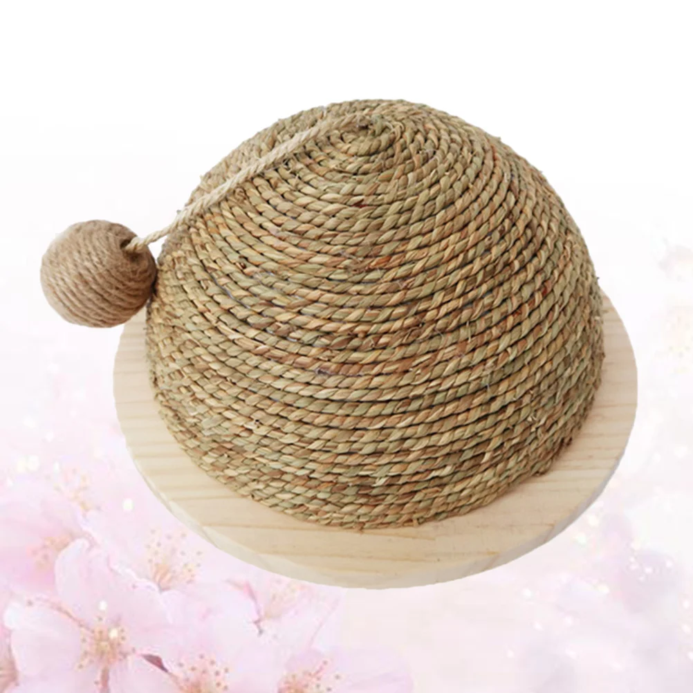 

Cat Toy Scratch Pet Catching Rope Grinding Playing Straw Funny Teaser Supplies Scratcher Board Climbing Frame Pad Entertainment
