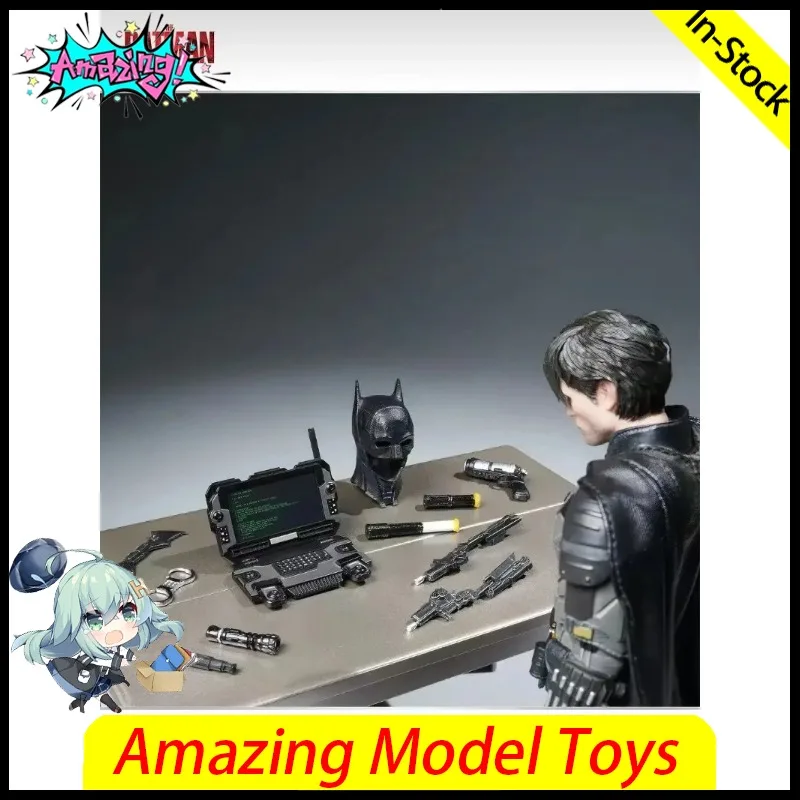 Фото Коллекционная фигурка YuanYe Culture Good Product Manufacturing DC Fondjoy: Новая модель Бэтмена в масштабе 1/12, готовая, подвижная, коллекционная игрушка №2
