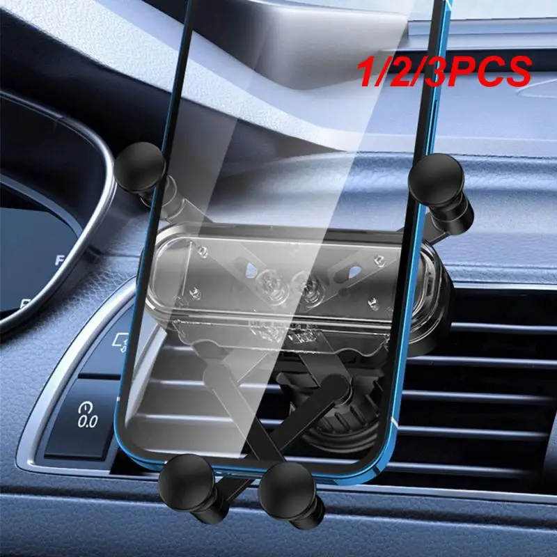 

1/2/3PCS Six Points Gravity Car Phone Holder GPS Support Mount Car Air Vent Clip For 4.7-6.9 Inches Mobile Phone Holder Car