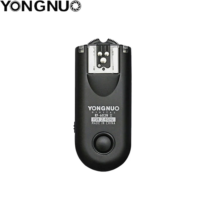 

YONGNUO RF-603RX/N RF-603 RF603N II RF 603 2,4 GHz беспроводной радиосинхронизатор вспышки для NIKON D90 D5100 D700 D3