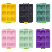 9 grid french bread mold nonstick baguettes pan silicone muffin top pan cake mould toast loaf bake mold home diy baking supplies