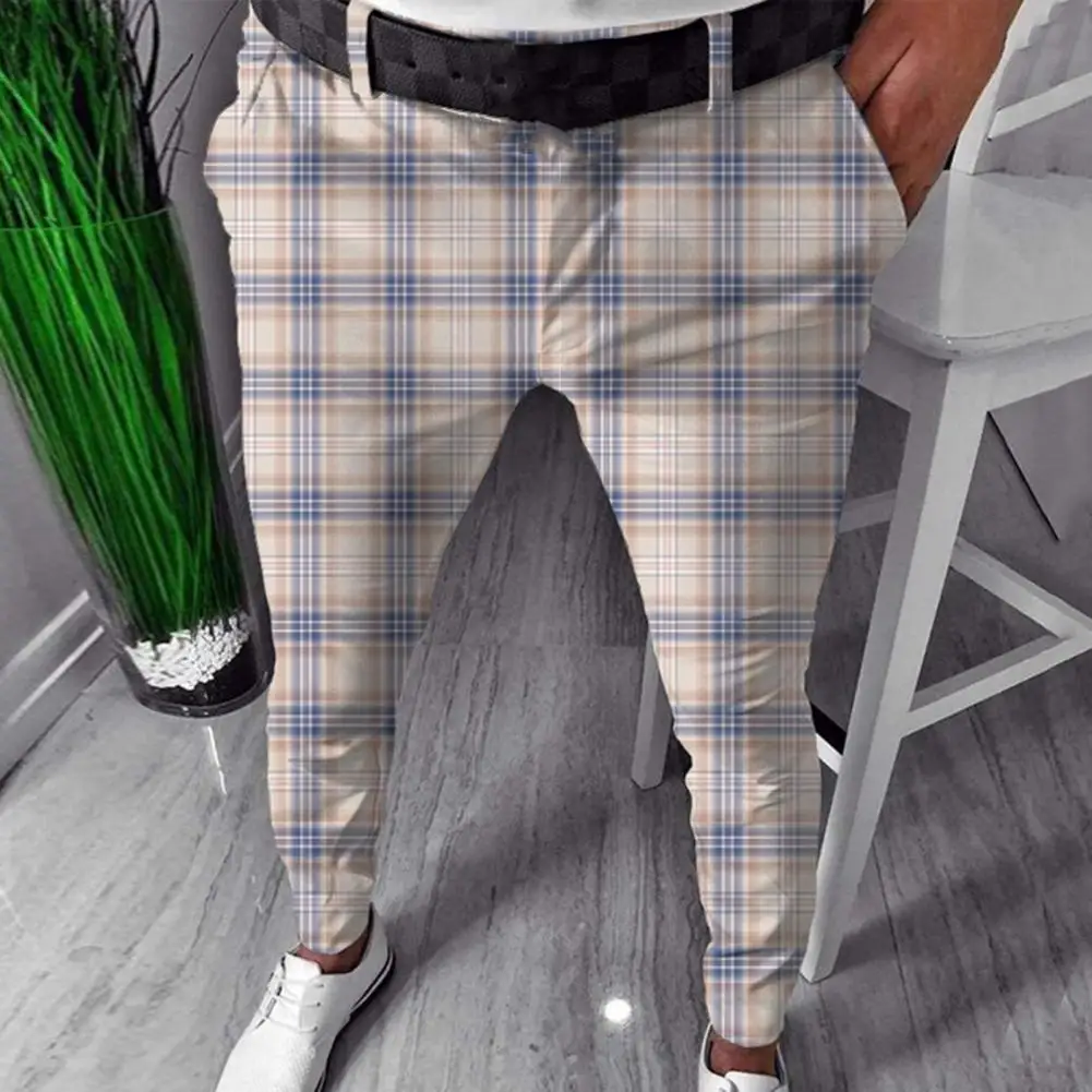 Ankle Length Casual Printed Wear-resistant Summer Pencil Pants Casual Summer Trousers Pockets Office Pants