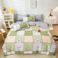 home textile duvet cover sheet pillow case lovely pink cat kitty bedding set girls kid teen woman bed cover bedclothes