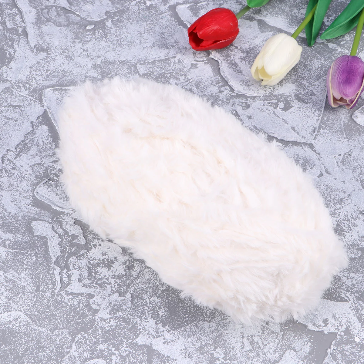 

2 PCS Ice Yarns Super Chunky Yarn Fluffy Yarn Fun Fur Yarn Thick Yarn Knitting Sewing White Yarn Super Bulky Yarn