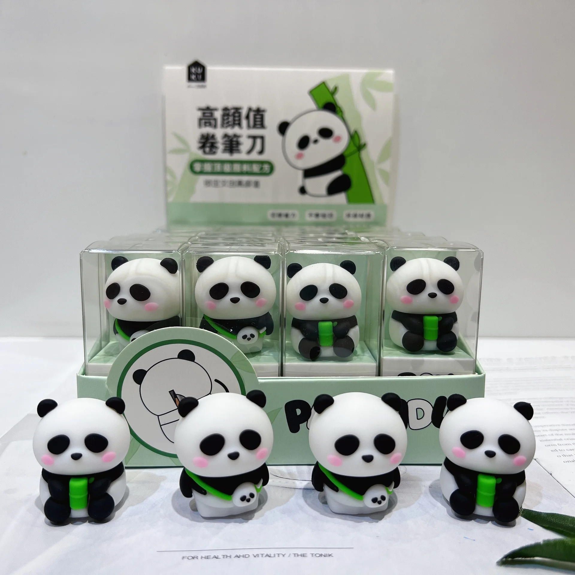 

Creative and cute panda shaped pencil sharpener, cute student, silica gel high beauty pencil sharpener, pencil sharpener gift