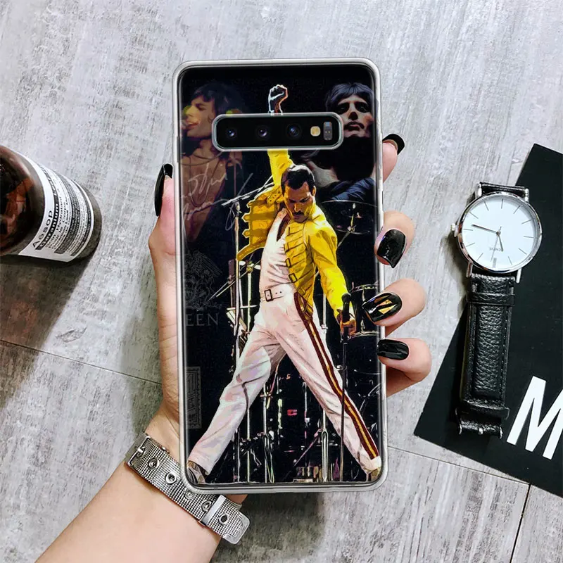 Rock фанки Freddie Mercury Queen чехол для телефона Samsung Galaxy M12 M21 M31 M51 M32 M52 M30S Note 20 Ultra 10 Plus 9 8 J4 J6