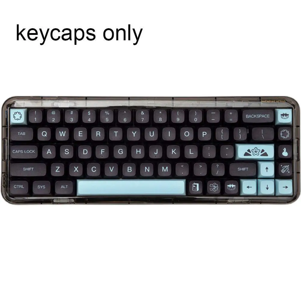 

132 Keys PBT Five-sided Sublimation Keycaps XDA Height Key Caps FOR GMK Comet 64 68 84 87 75V2 98 104 Mechanical Keyboard