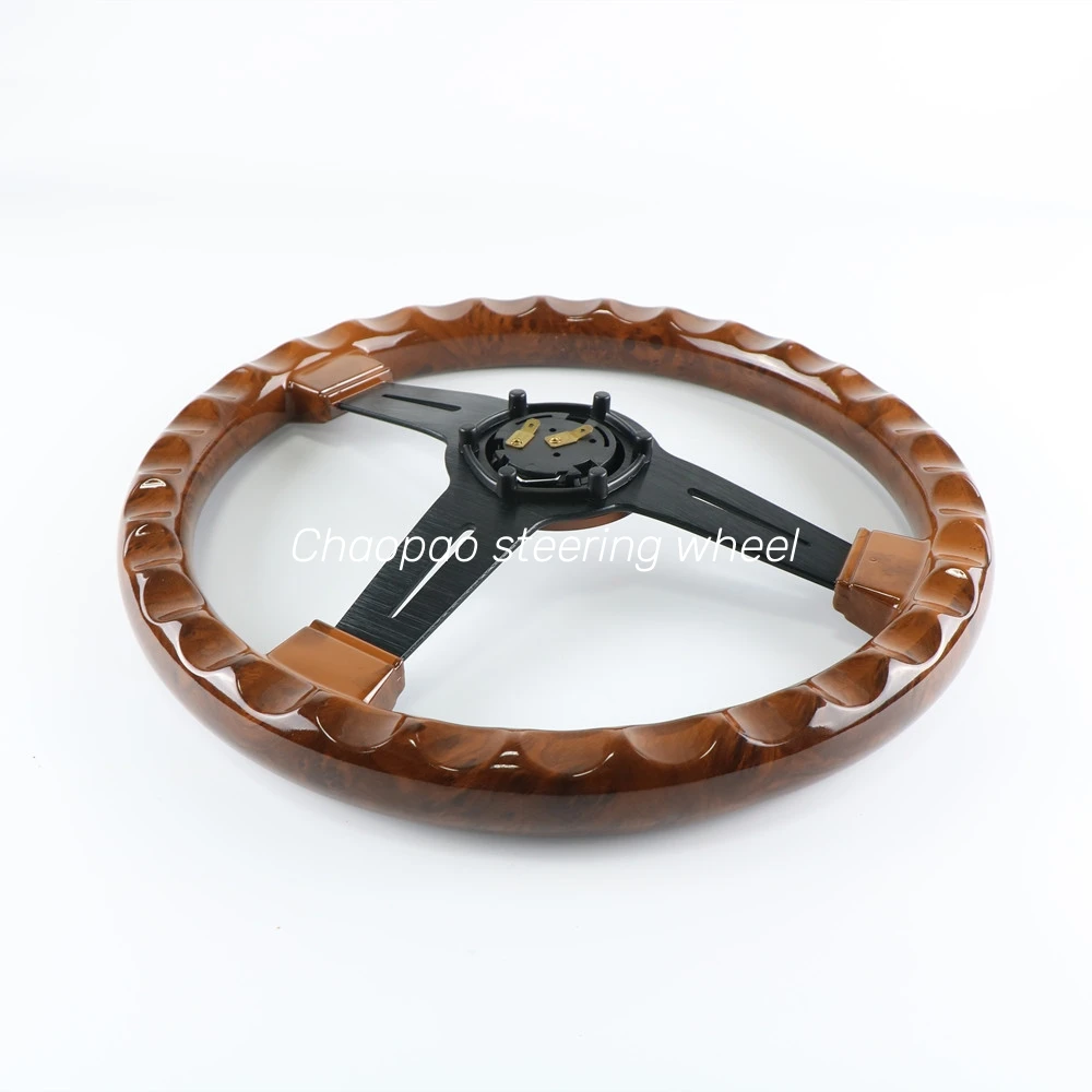 Руль деревянный универсальный 14 дюймов 350 мм персиковый цвет