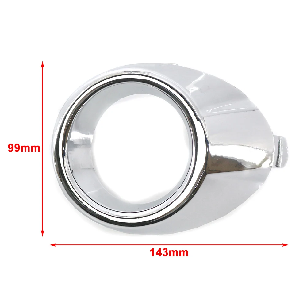 2 шт./пара хромированный передний бампер автомобиля противотуманная фара рамка