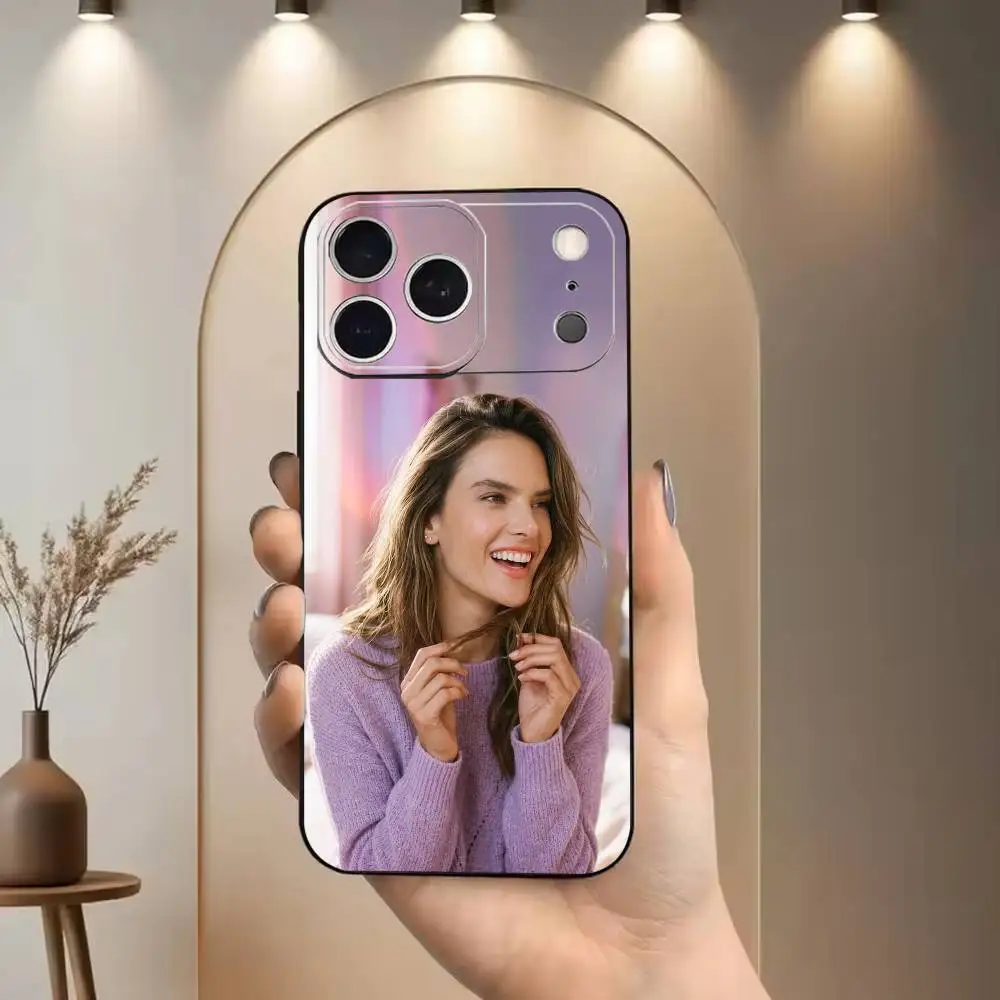 Фото Чехол для телефона Supermode AA A-Alessandra Ambrosio, мягкий, черный, для iPhone 16, 17, 15, 14, 13, 12, 11, X, XR, Plus, Pro, Max, Plus №5