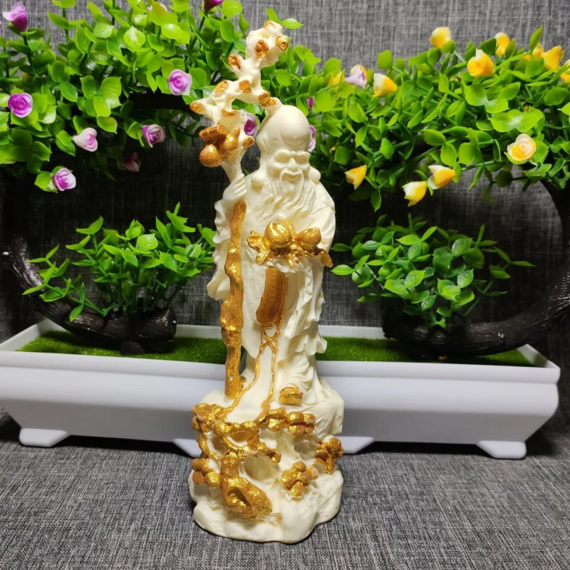 Грех цвета слоновой кости резной рисунок позолоченный Антарктический Сианьweng