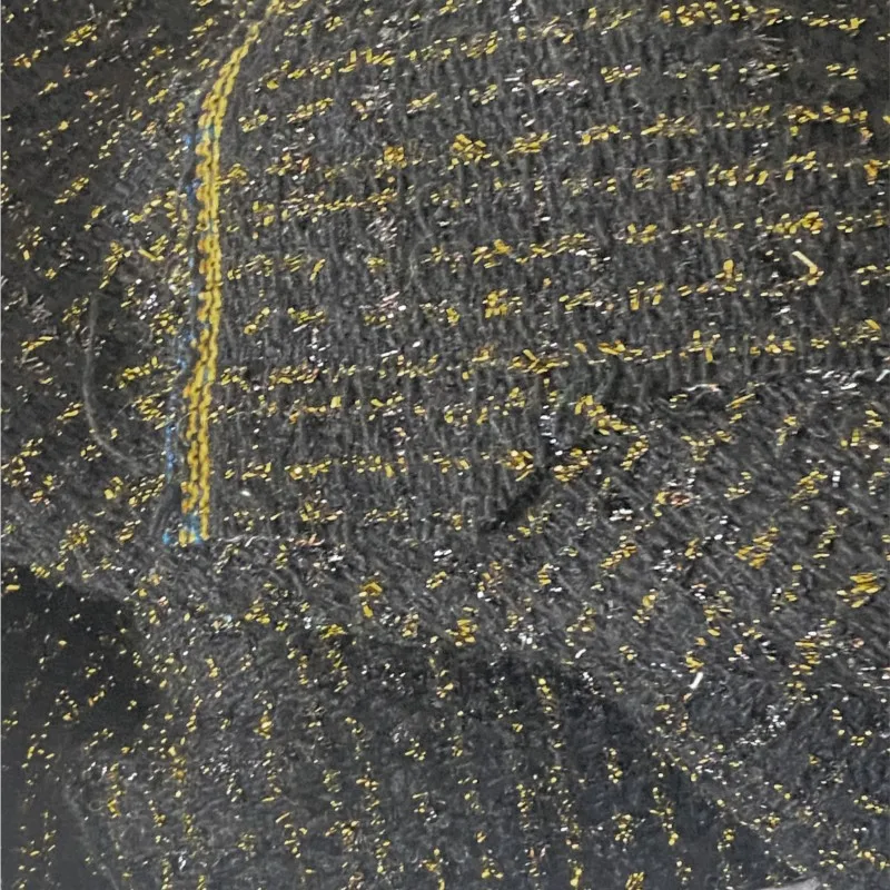 Твидовая ткань с металлическим блеском 100x150 см