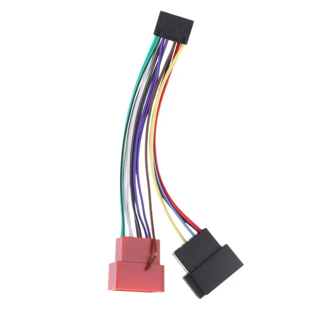 Для Kenwood KRC KDC Audio 16-контактный сменный жгут ISO медный кабель из ПВХ