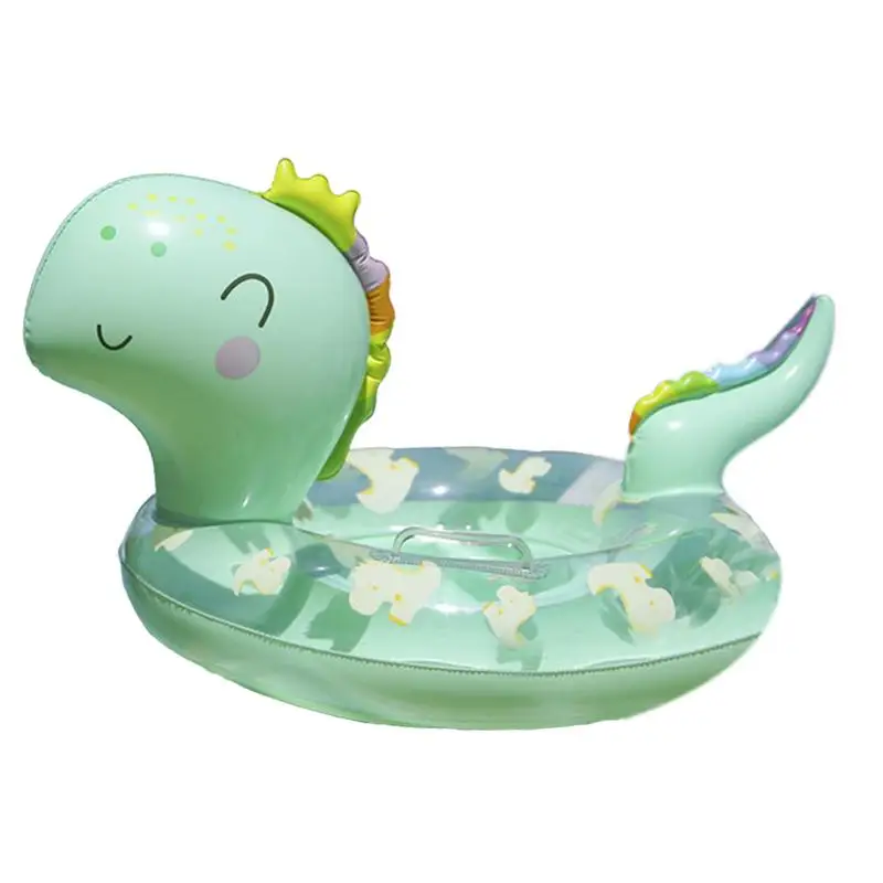 Funny Pool Cute Dinosaur Swimming Ring Inflatable Thickened Child Swim Seat Float Pool Summer Beach Party Water Toys For Chidren