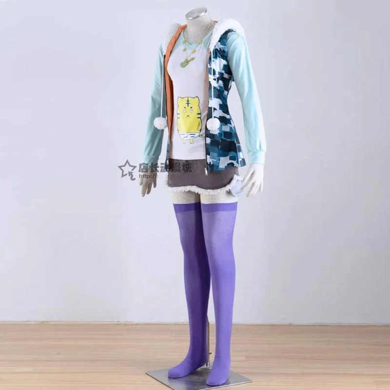 Аниме Supersonico Sonico Racing Костюм Униформа Девушка Косплей Юбка