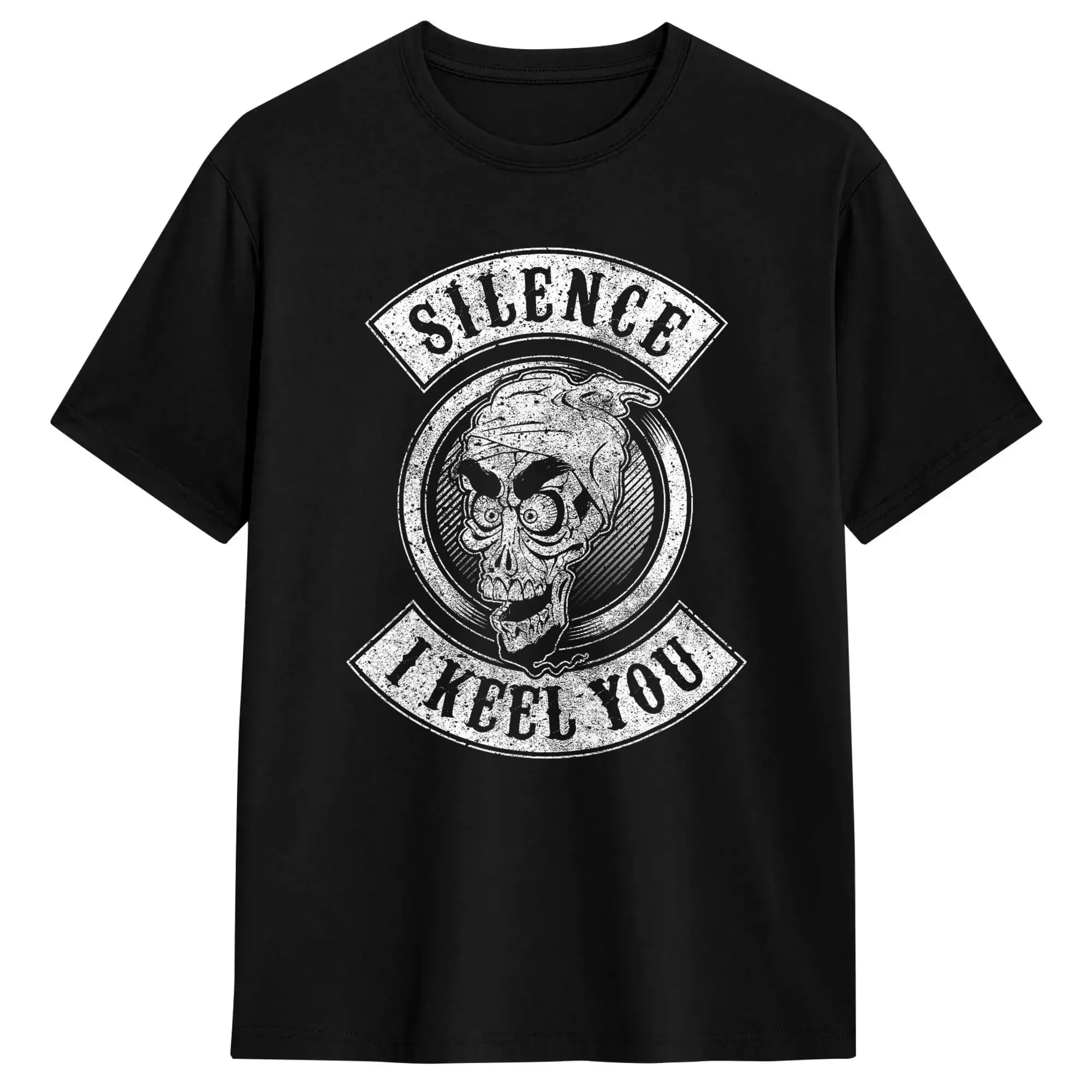 Фото Футболка Jeff Dunham Sons of Achmed - Silence I Keel You, пляжная хлопковая футболка для мужчин, повседневная футболка с коротким рукавом, винтажный топ. №1