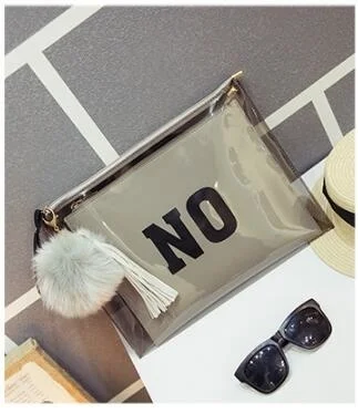 

2023 Women Day Clutches Tassel Letter Print Envelope Ladies Evening Party Bag Transparent Jelly Bags Handbags Bolsas Feminina