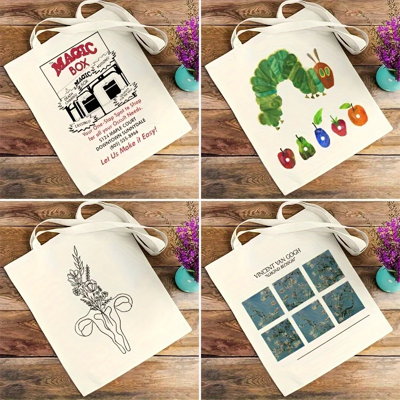 Холщовая Сумка Через Плечо Sun Aandale Magic Box - Складная Большая Вместительная Для