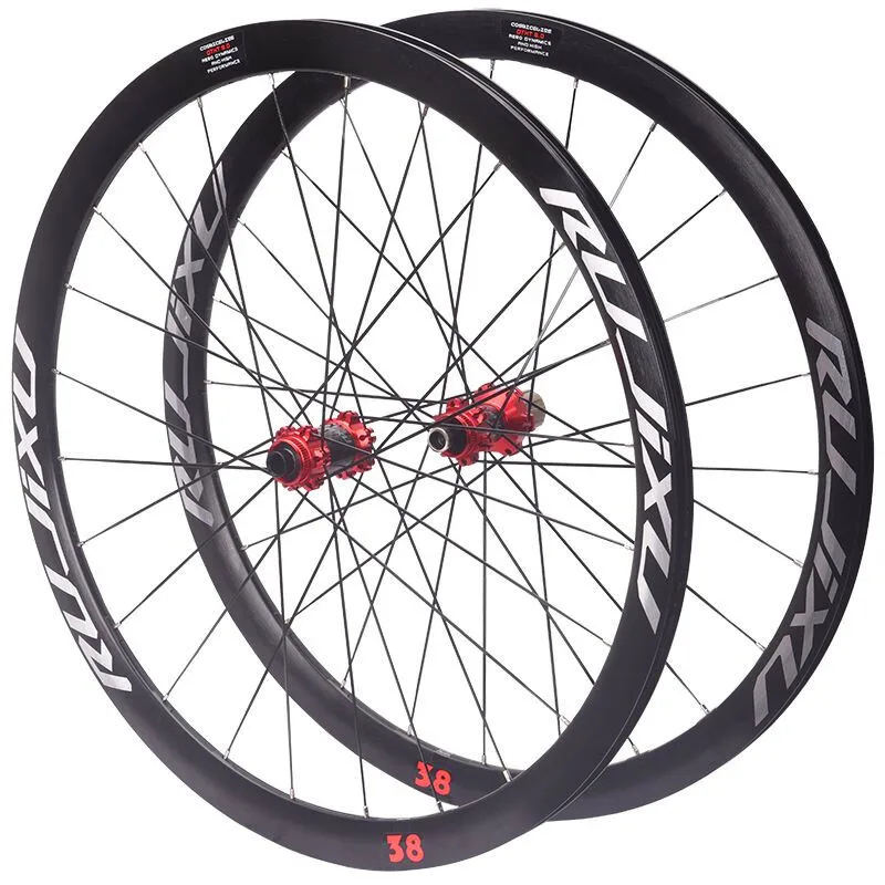 

Ultralight 24 Hole 120 Ring Bearing Disc Brake 700C Road Bike Wheel Set Aluminum Alloy 38MM Frame Bicycle Wheels