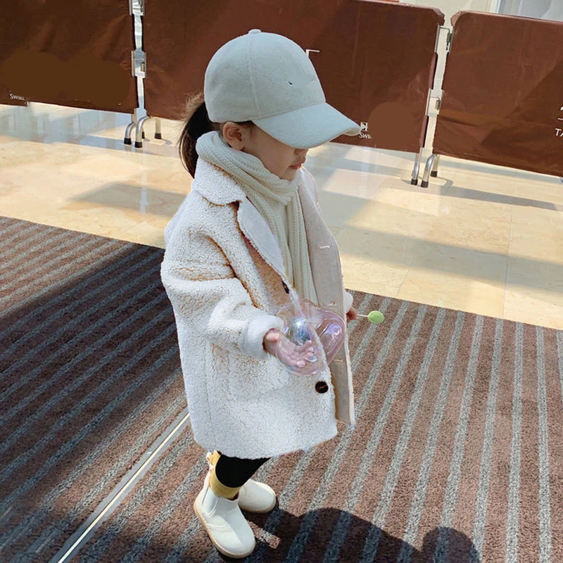 

Jacket Solid Coat Clothes Jacket For Autumn 90~130 Toddlers Girl Long Children Kids Baby Spring Girls Outerwear