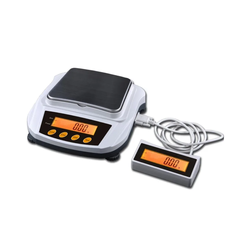 

0.01g Electronic Dual Display Balance Rechargeable Digital Balance Kitchen Scale Weighing Market Scale (1000g)