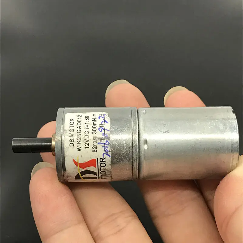 Mabuchi 370CA-18260 двигатель постоянного тока 12 В 92 об/мин медленный двигатель мини 25 мм полностью Металлическая скорость регулируемый мини-двигатель мотор DIY робот автомобиль